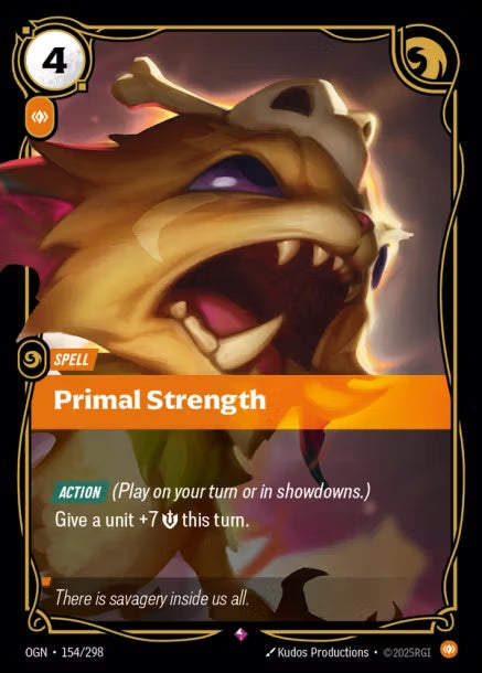 OGN-154/298 - Primal Strength（繁中）