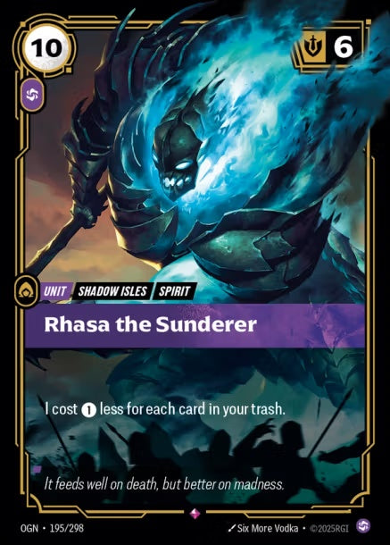 （繁中）OGN-195/298 - Rhasa the Sunderer 割魂手喇煞