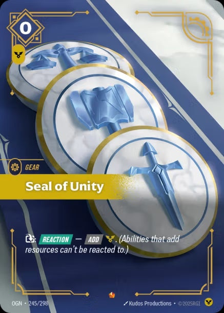 OGN-245/298 - Seal of Unity（繁中）