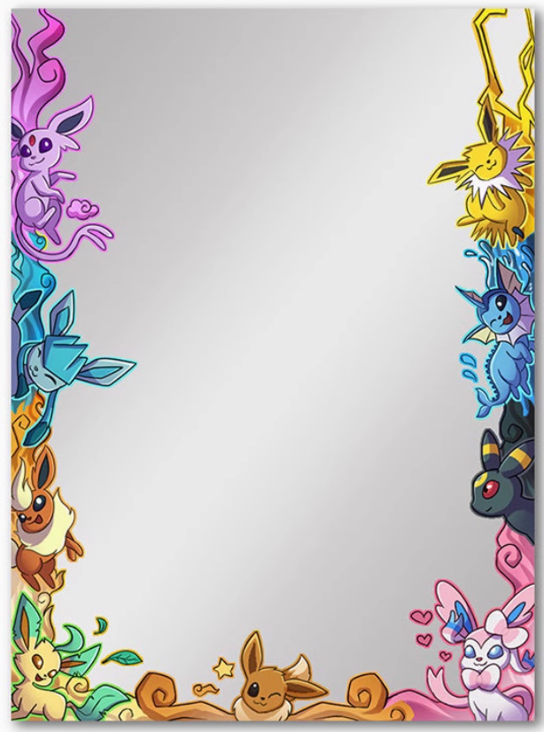 [Sleeves] Eveelution Vaporeon, Jolteon, Flareon, Espeon, Umbreon, Leafeon, Glaceon, and Sylveon Outer Sleeves & Frame