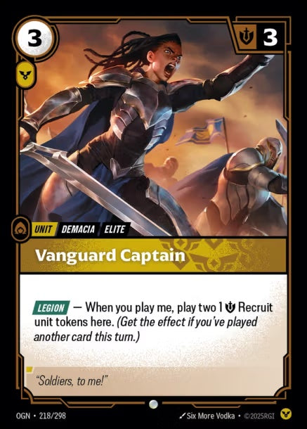 OGN-218/298 - Vanguard Captain（繁中）