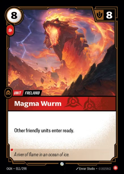 OGN-011/298 - Magma Wurm（繁中）