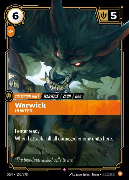OGN-159/298 - Warwick, Hunter（繁中）