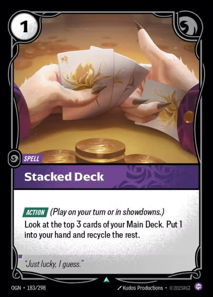 （繁中）OGN-183/298 - Stacked Deck 千術牌組
