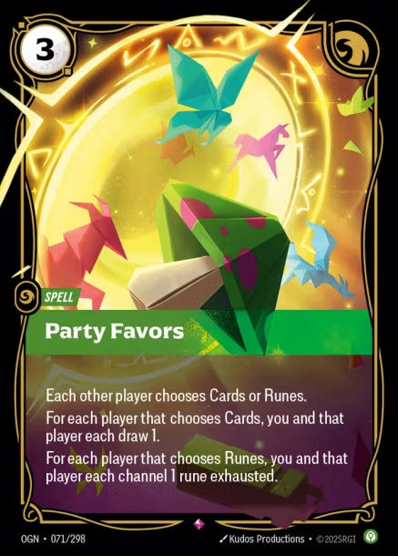 OGN-071/298 - Party Favors（繁中）
