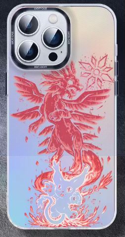 [Misc] Digimon 01 iPhone Phone Case Laser style