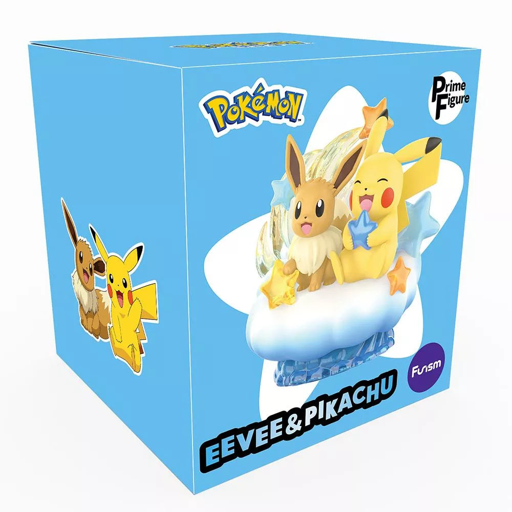 [Pre-Order] [寶可夢雙角色模型]  Funism - 寶可夢模型 - 星雲伊布和皮卡丘 - 中尺寸