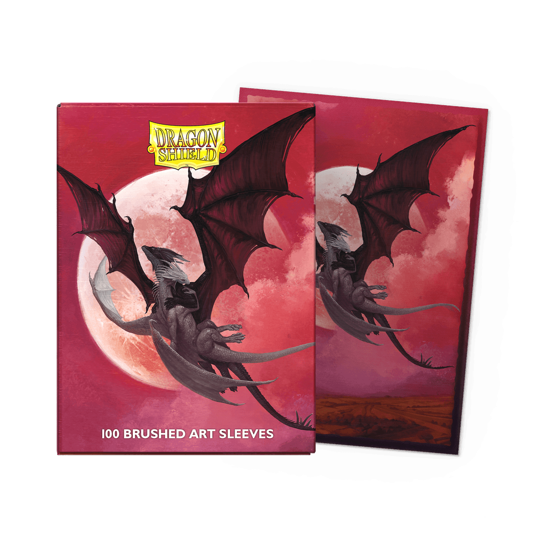 Dragon Shield 100 - Standard Deck Protector Sleeves - Brushed Art Valentines 2024 - AT-12103