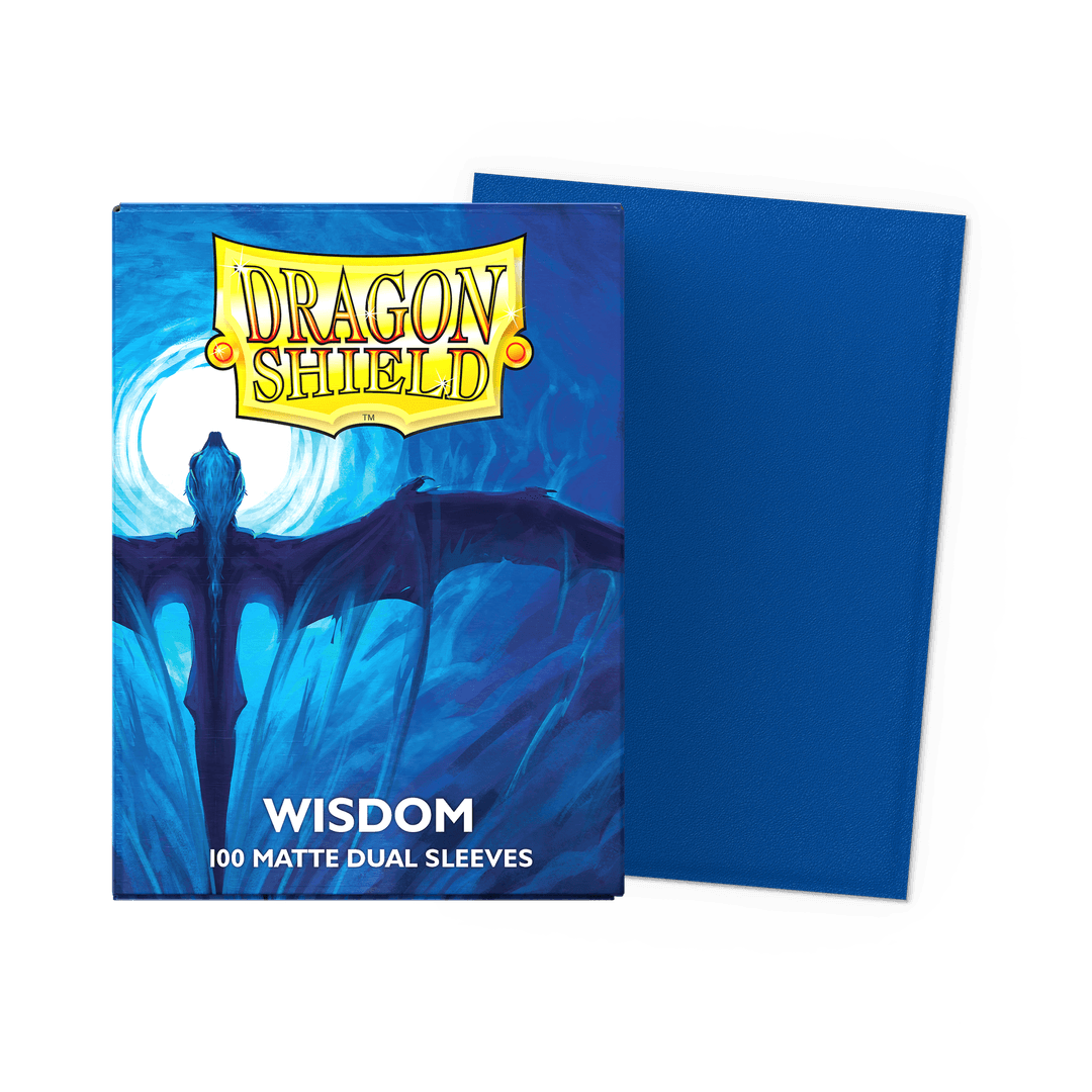 Dragon Shield 100 - Standard Deck Protector Sleeves - Dual Matte - Wisdom - AT-15057