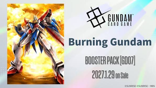 [Pre-order] [GD-07] GUNDAM CARD GAME Booster Pack Blazing Fist [GD07] 高達卡牌遊戲 補充包 第七彈 Blazing Fist