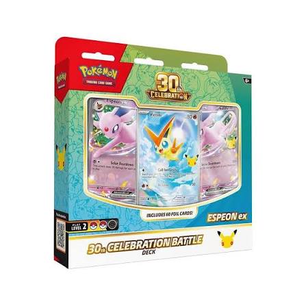 [Pre-order]English Pokemon 美版 Pokémon TCG: 30th Celebration Battle Deck—Espeon ex