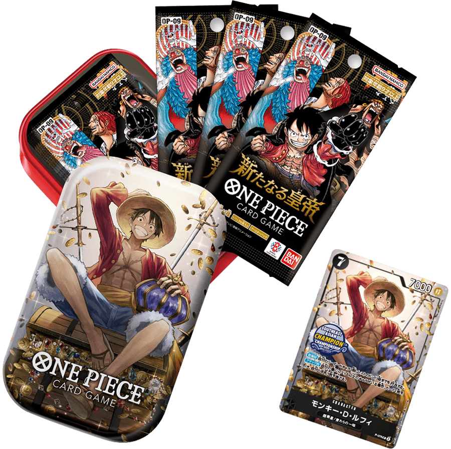 (Pre-Order) [ASIA EXCLUSIVE] ONE PIECE CARD GAME [OP-09] Mini-Tin 海賊王咭牌遊戲 OP-09 迷你鐵盒套裝 [亞洲地區限定產品]