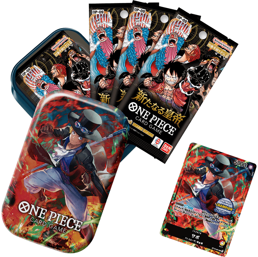 (Pre-Order) [ASIA EXCLUSIVE] ONE PIECE CARD GAME [OP-09] Mini-Tin 海賊王咭牌遊戲 OP-09 迷你鐵盒套裝 [亞洲地區限定產品]