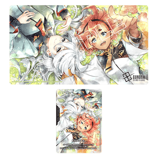[Playmat] ・Playmat x 1 ・EX Resource (Suletta & Miorine) x 1 BCG Fest 25-26 Bandai Fest