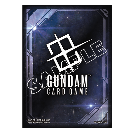 [Sleeves] GUNDAM CARD GAME Official Card Sleeves EX Space Black BCG Fest 25-26 Bandai Fest