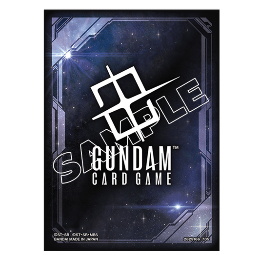 [Sleeves] GUNDAM CARD GAME Official Card Sleeves EX Space Black BCG Fest 25-26 Bandai Fest