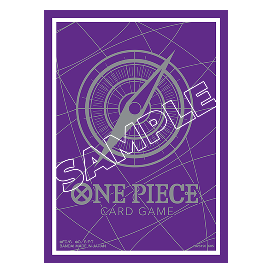 [Sleeves] ONE PIECE CARD GAME Limited Card Sleeve -Standard Purple Silver- BCG Fest 25-26 Bandai Fest