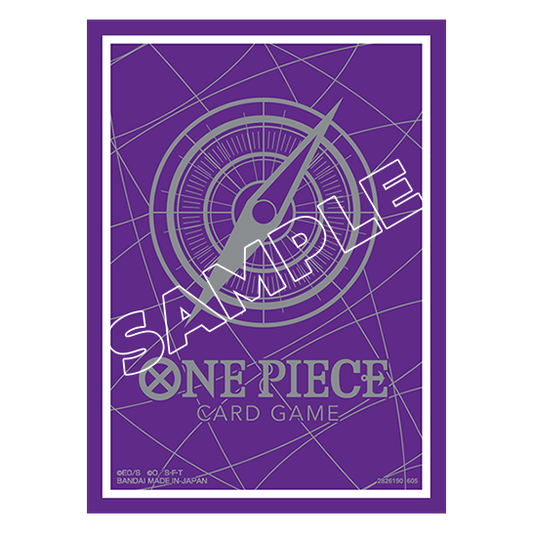[Sleeves] ONE PIECE CARD GAME Limited Card Sleeve -Standard Purple Silver- BCG Fest 25-26 Bandai Fest