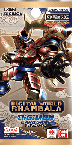 [EX-12] - Digimon Card Game Extra Booster DIGITAL WORLD SHAMBALA 【EX-12】 數碼暴龍卡牌遊戲 額外補充包 數碼世界香巴拉 (JP) SEALED BOOSTER BOX / CASE / PACK  卡盒 / 完箱