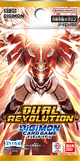 [BT-25] Digimon Card Game Booster Pack DUAL REVOLUTION【BT-25】數碼暴龍咭牌遊戲 補充包 第二十五彈 雙重革命 SEALED BOOSTER BOX / CASE / PACK