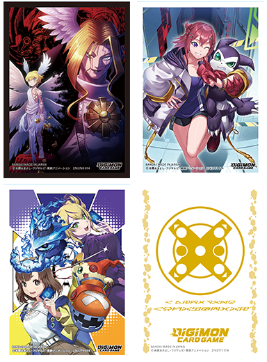 [In Stock] [Sleeves] DIGIMON CARD GAME Official Card Sleeve 2025 Ver.1.0 (4 sets) 數碼暴龍咭牌遊戲 官方咭套 2025 Ver. 1.0(4種)