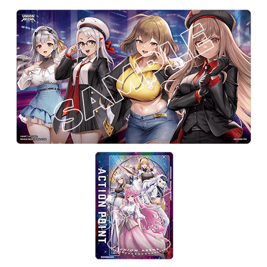 [Playmat] UNION ARENA Playmat & Action Point Cards Set GODDESS OF VICTORY: NIKKE JP BCG Fest 25-26 Bandai Fest