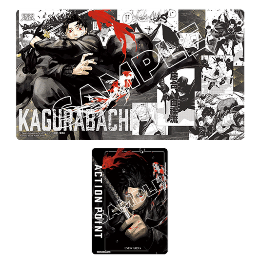 [Playmat] [File] UNION ARENA Playmat & Action Point Cards Set KAGURABACHI JP BCG Fest 25-26 Bandai Fest