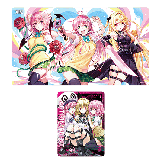 [Playmat] [File] UNION ARENA Playmat & Action Point Cards Set To LOVE Ru JP BCG Fest 25-26 Bandai Fest
