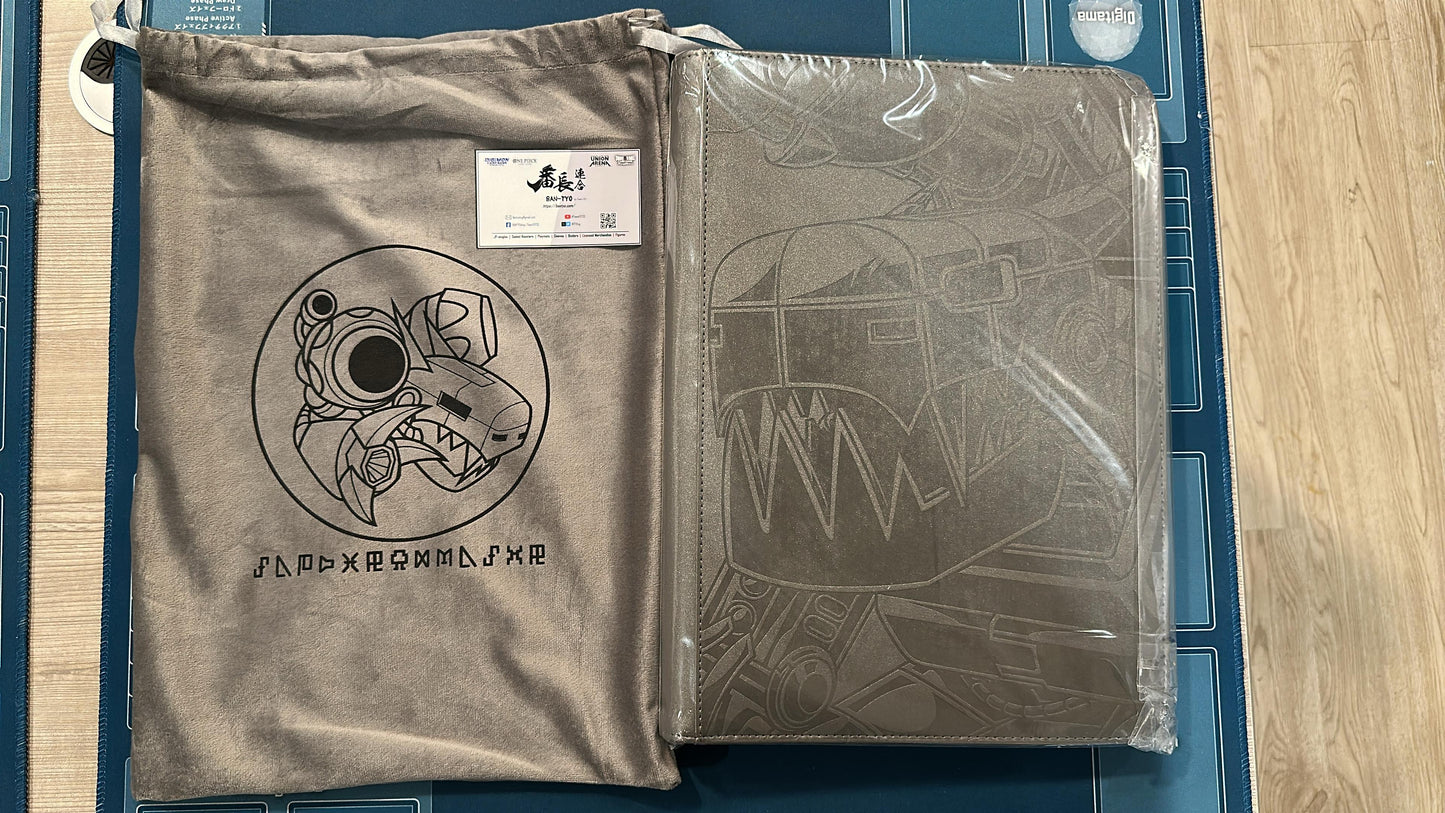 [Binder] - Machinedramon Mugendramon Grey 9-Slot slide in Binder with bag