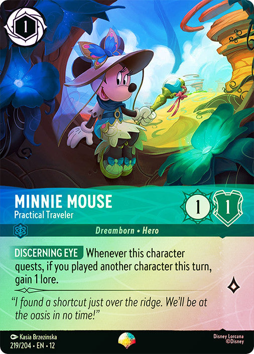 219/204-EN-12: Minnie Mouse - Practical Traveler (Alt Art) (異畫)