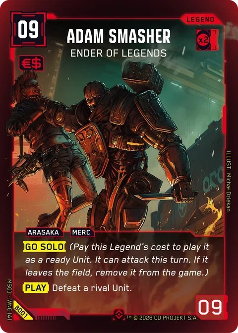 MS01-B001 Adam Smasher: Ender of Legends