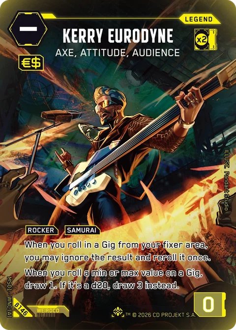 MS01-B146 Kerry Eurodyne: Axe, Attitude, Audience