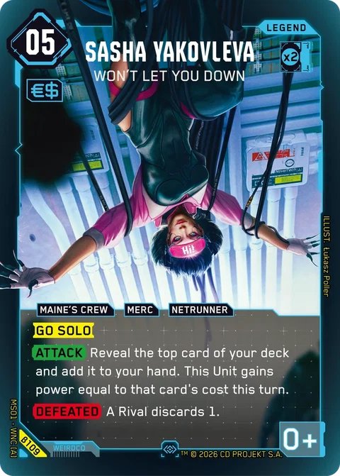 MS01-B109 Sasha Yakovleva: Won't Let You Down