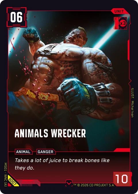 MS01-B007 Animals Wrecker