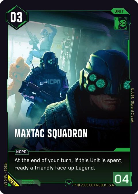 MS01-B082 MaxTac Squadron