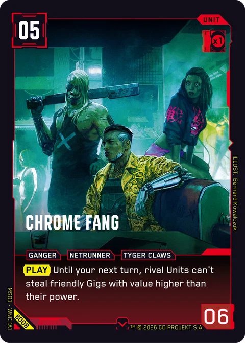 MS01-B008 Chrome Fang