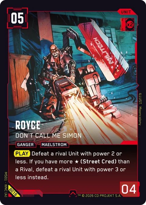 MS01-B016 Royce: Don't Call Me Simon