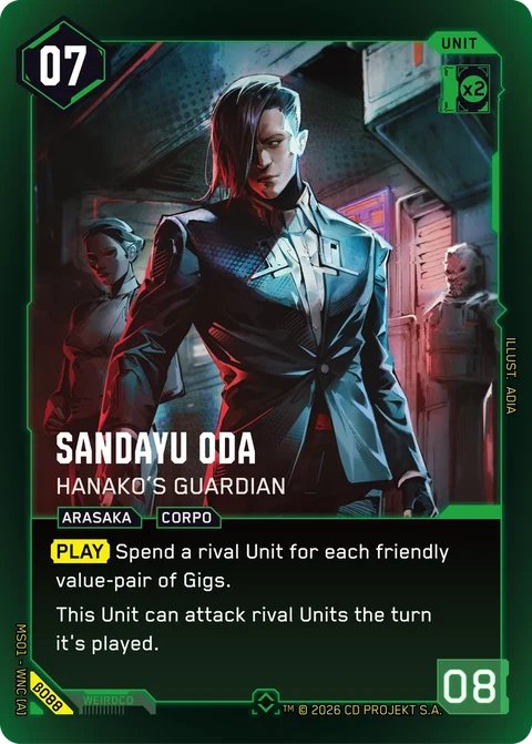 MS01-B088 Sandayu Oda: Hanako's Guardian