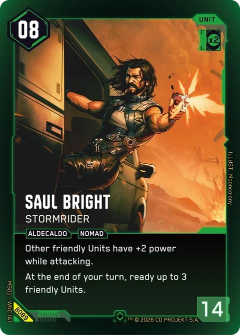 MS01-B089 Saul Bright: Stormrider