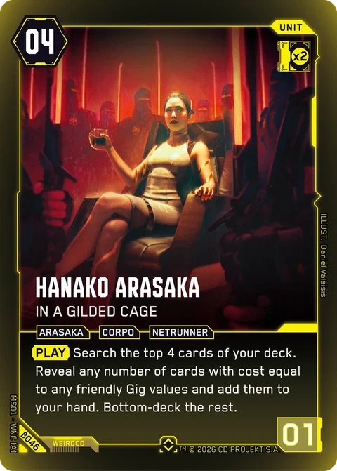 MS01-B046 Hanako Arasaka: In a Gilded Cage
