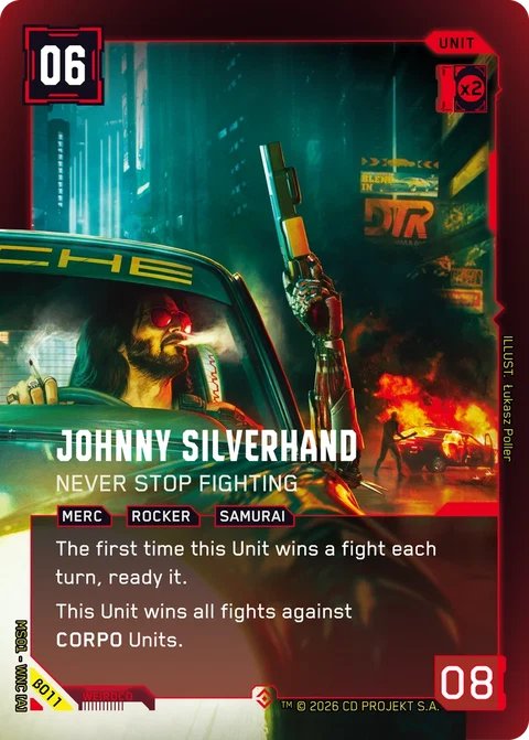 MS01-B011 Johnny Silverhand: Never Stop Fighting