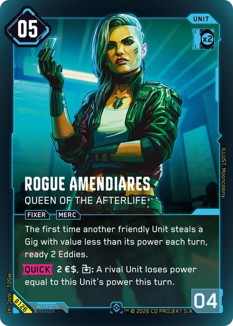 MS01-B126 Rogue Amendiares: Queen of the Afterlife