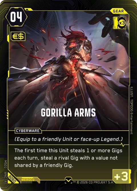 MS01-B060 Gorilla Arms