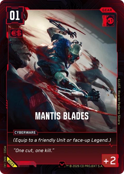 MS01-B025 Mantis Blades