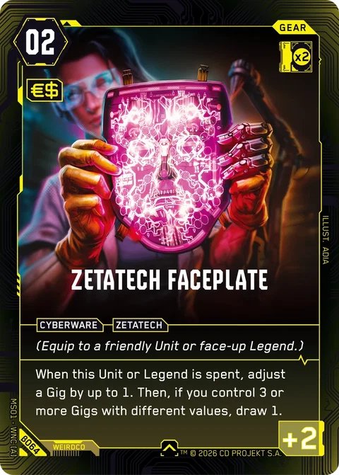 MS01-B064 Zetatech Faceplate