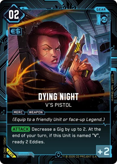 MS01-B128 Dying Night: V's Pistol