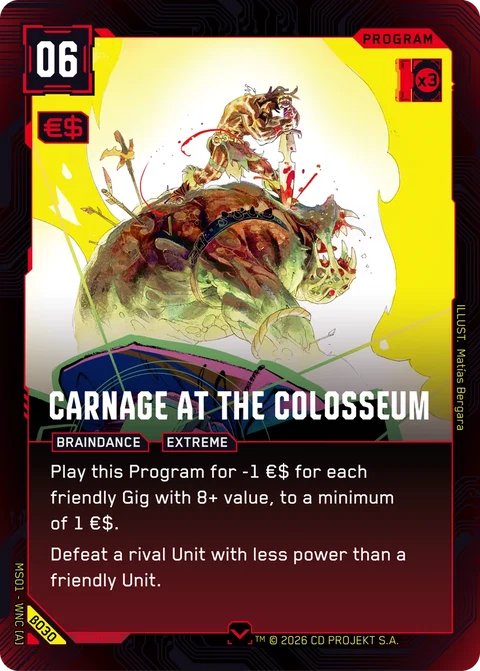 MS01-B030 Carnage at the Colosseum