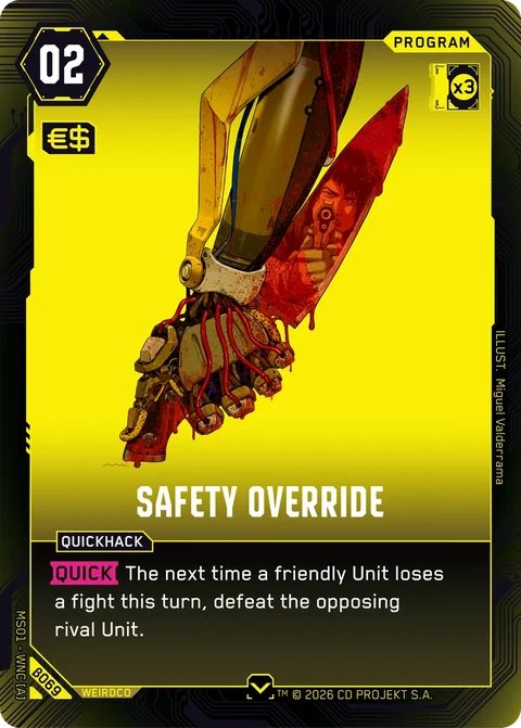 MS01-B069 Safety Override