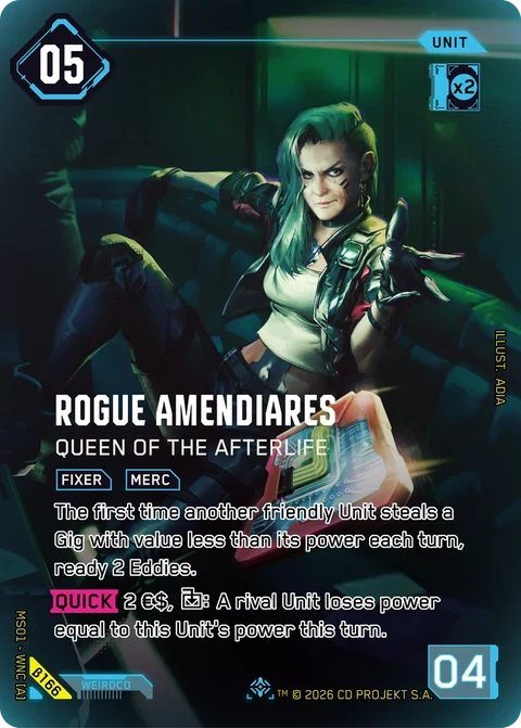 MS01-B166 Rogue Amendiares: Queen of the Afterlife