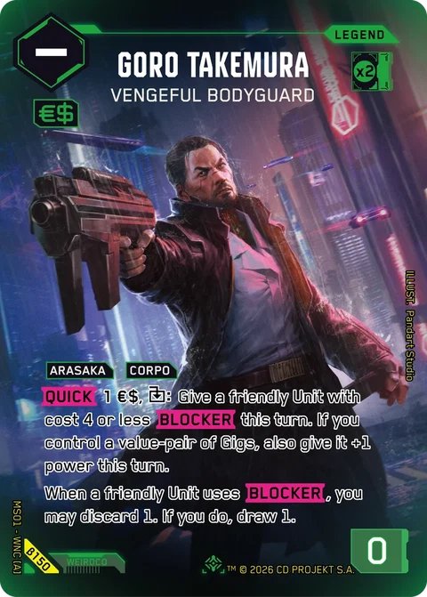 MS01-B150 Goro Takemura: Vengeful Bodyguard